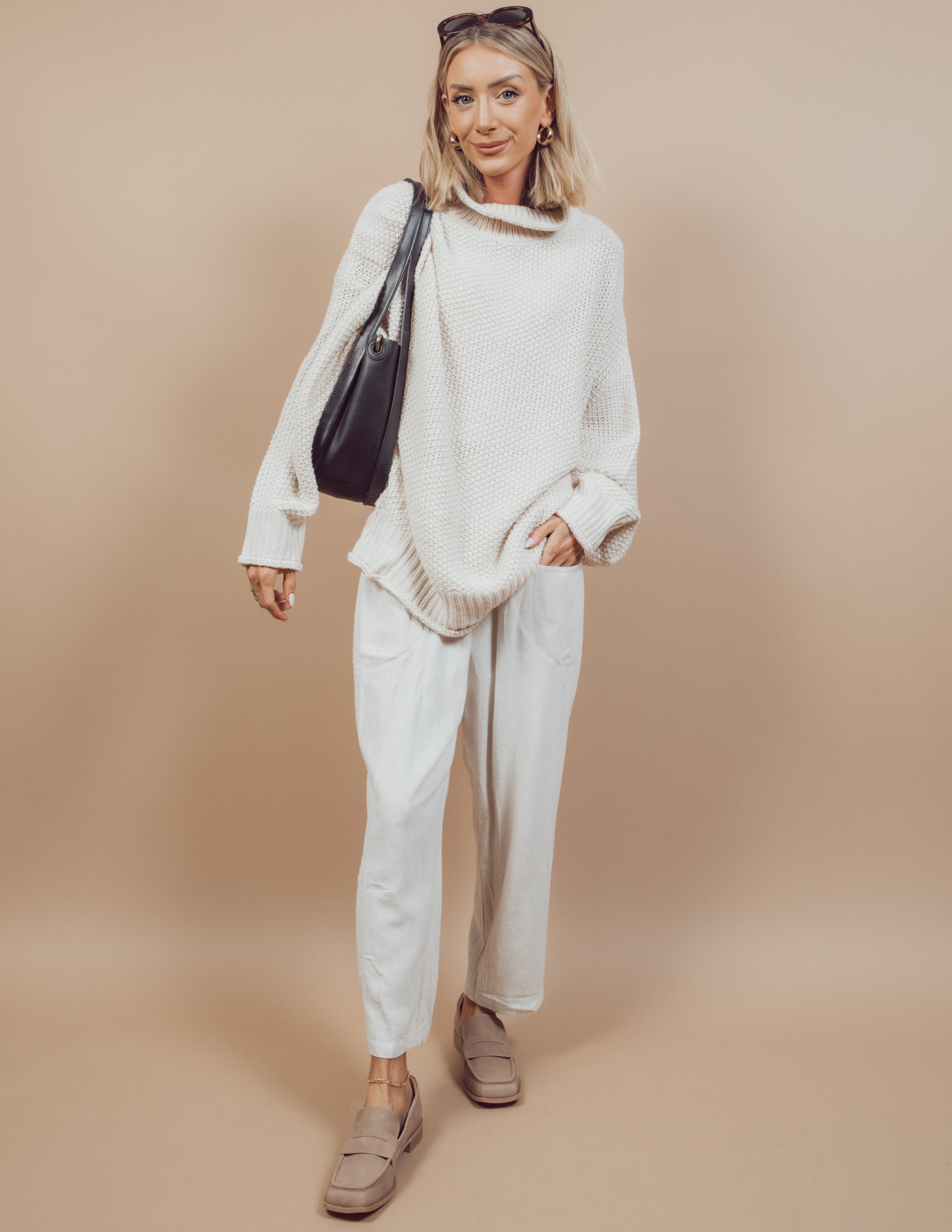 Shana Linen Baggy Pants