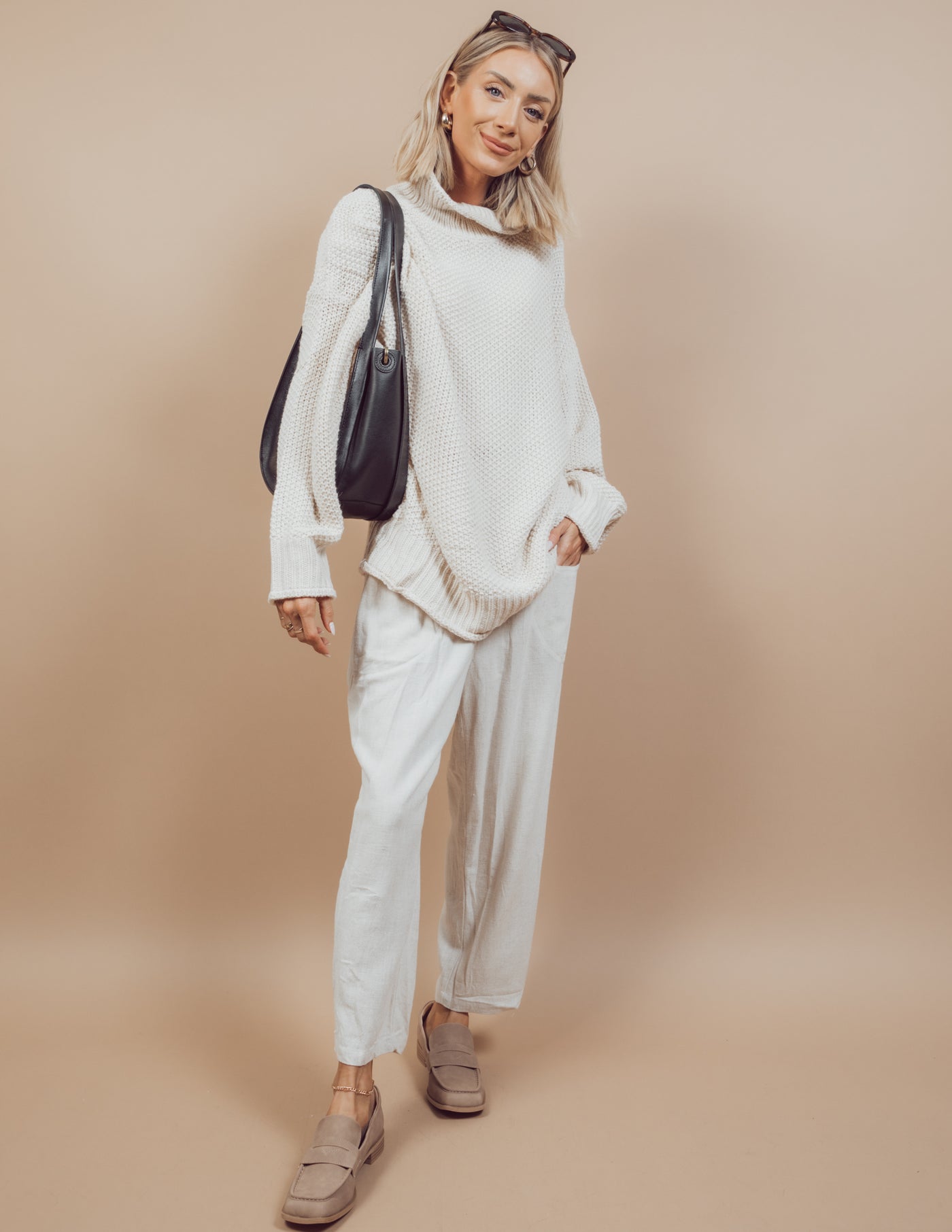 Shana Linen Baggy Pants