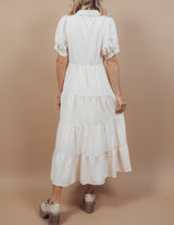 Fay Seersucker Midi Dress