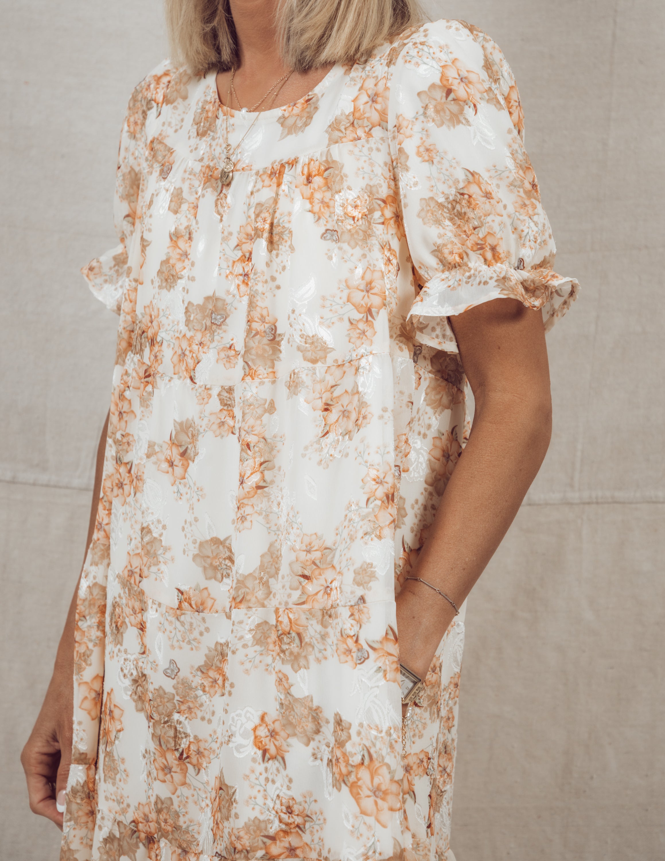 Serena Floral Midi Dress