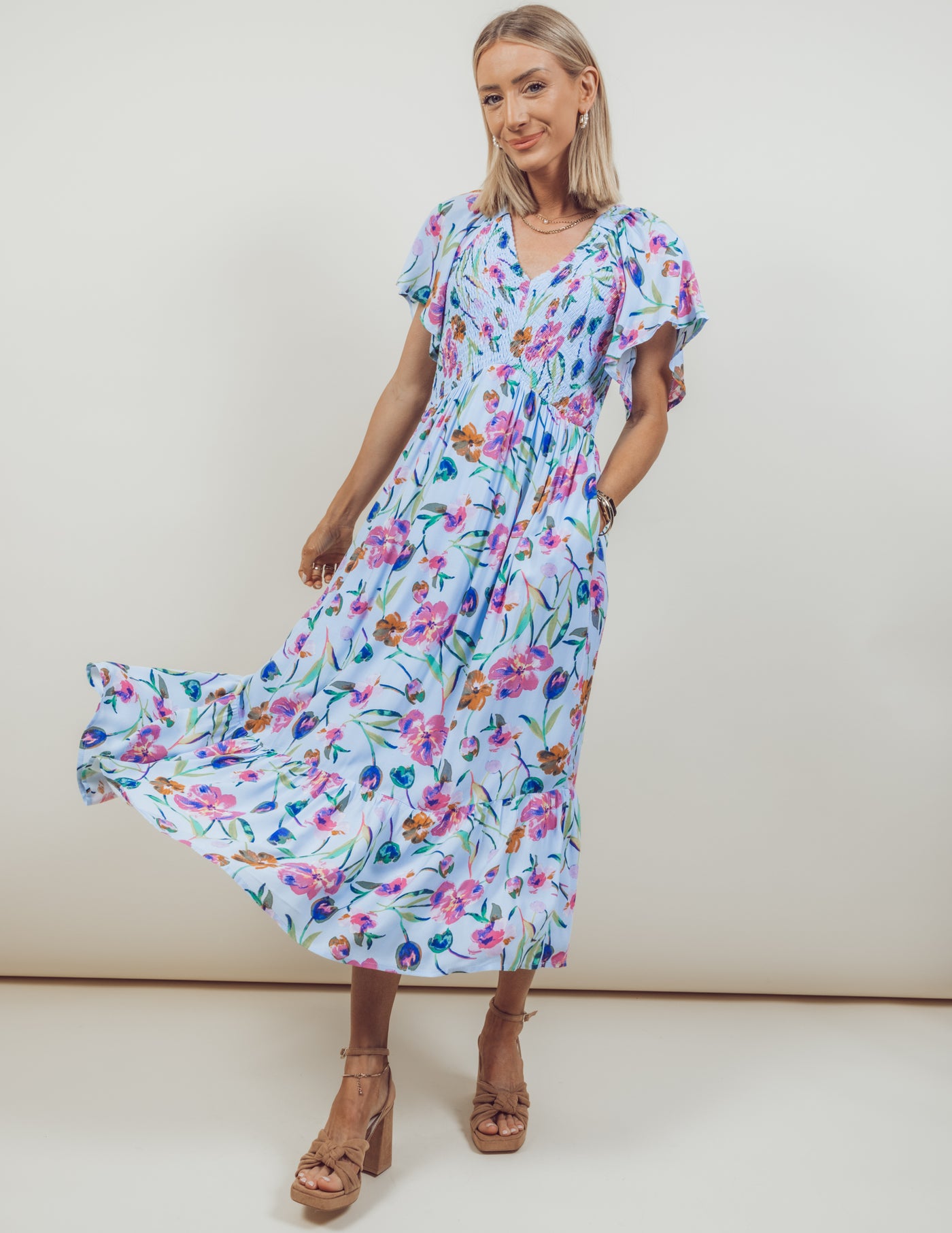 Magnolia Floral Dress