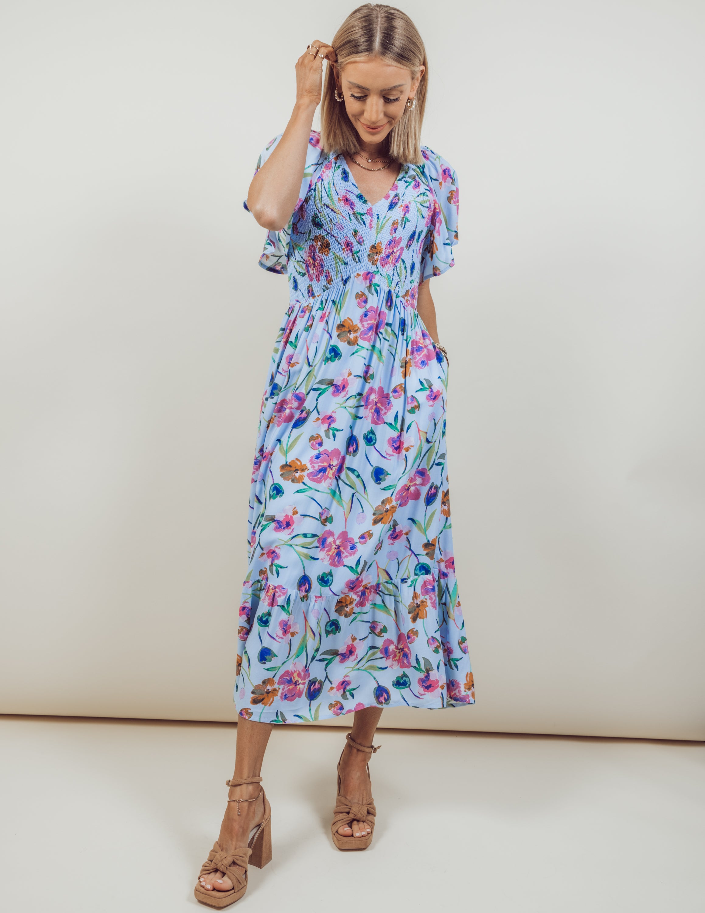 Magnolia Floral Dress