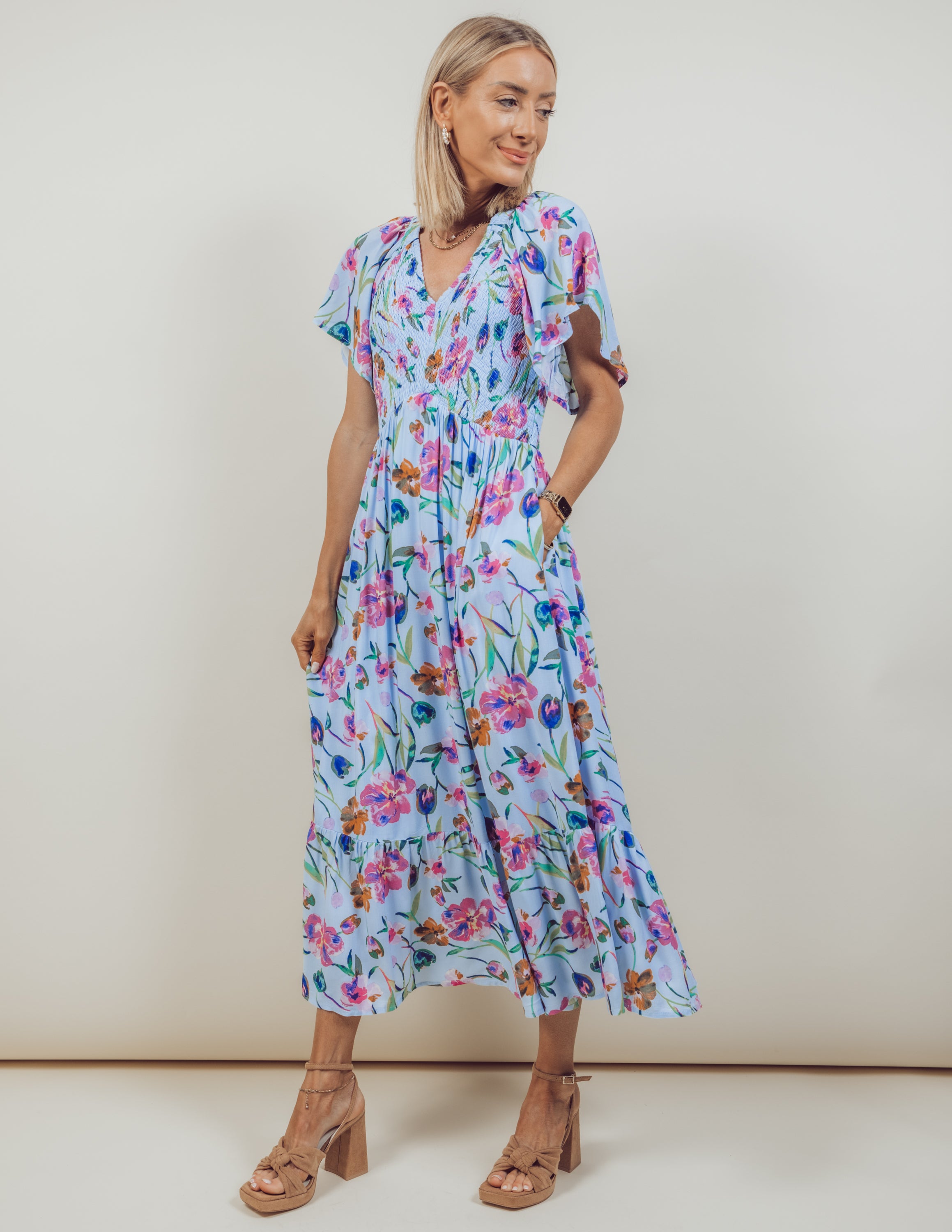 Magnolia Floral Dress