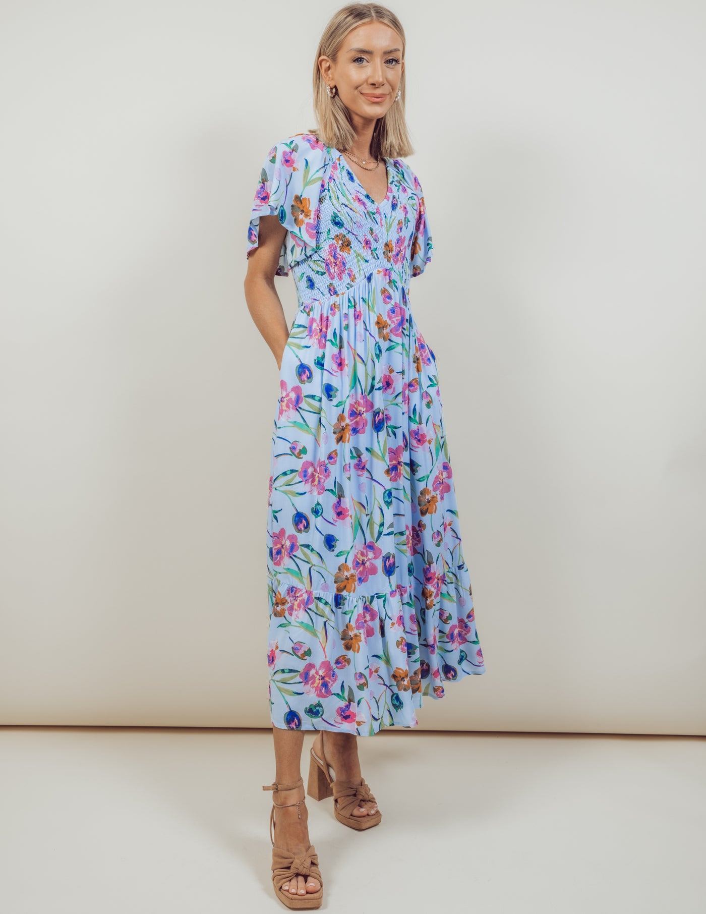 Magnolia Floral Dress