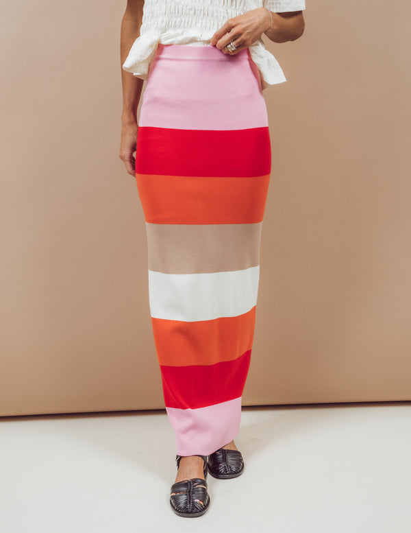 Angelica Striped Skirt