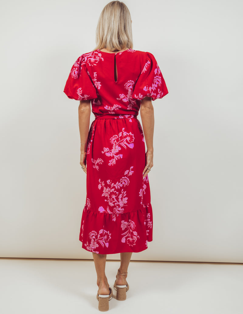 Stewart Floral Midi Dress