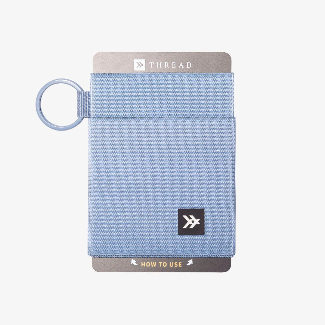 Dusty Blue Elastic Wallet