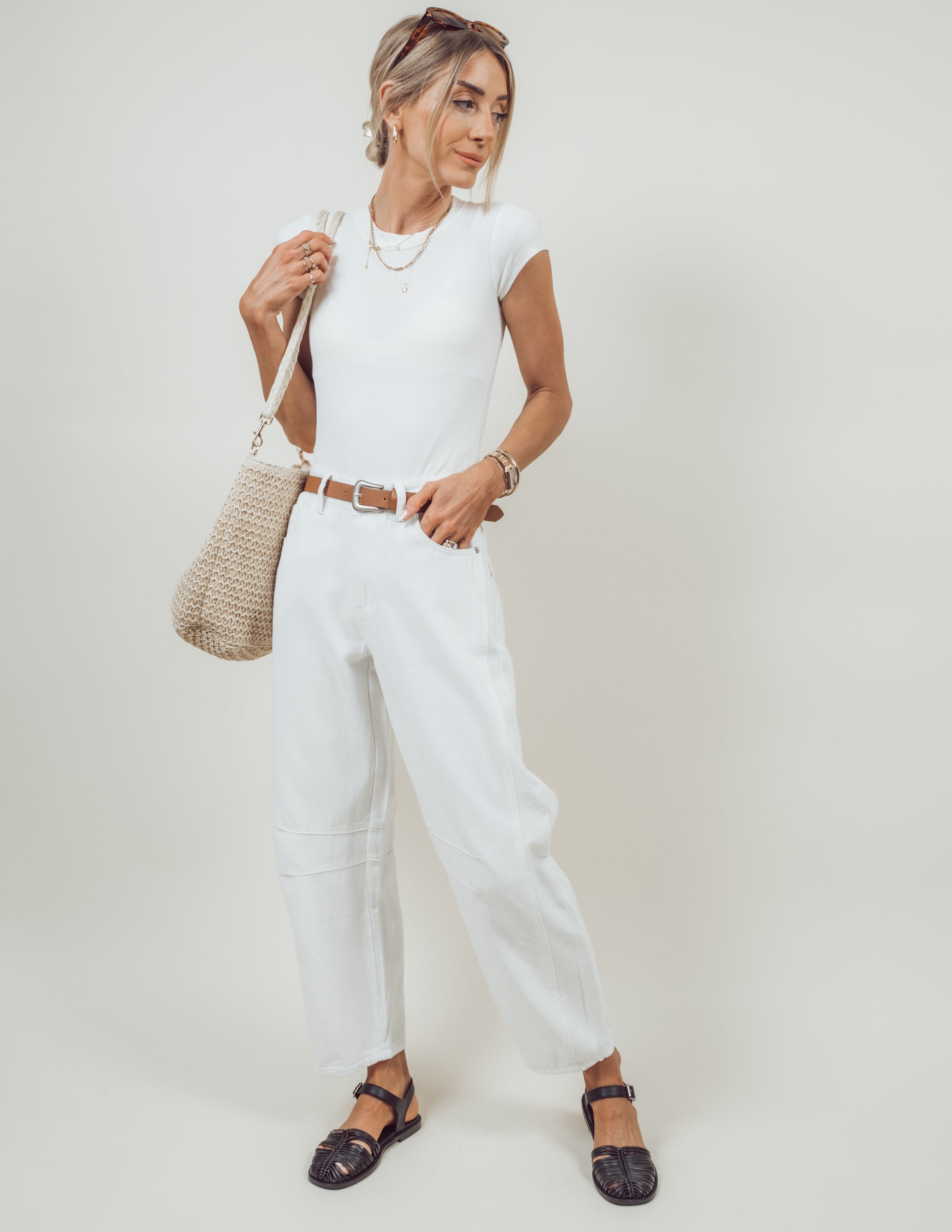 Kendra Barrel Jeans