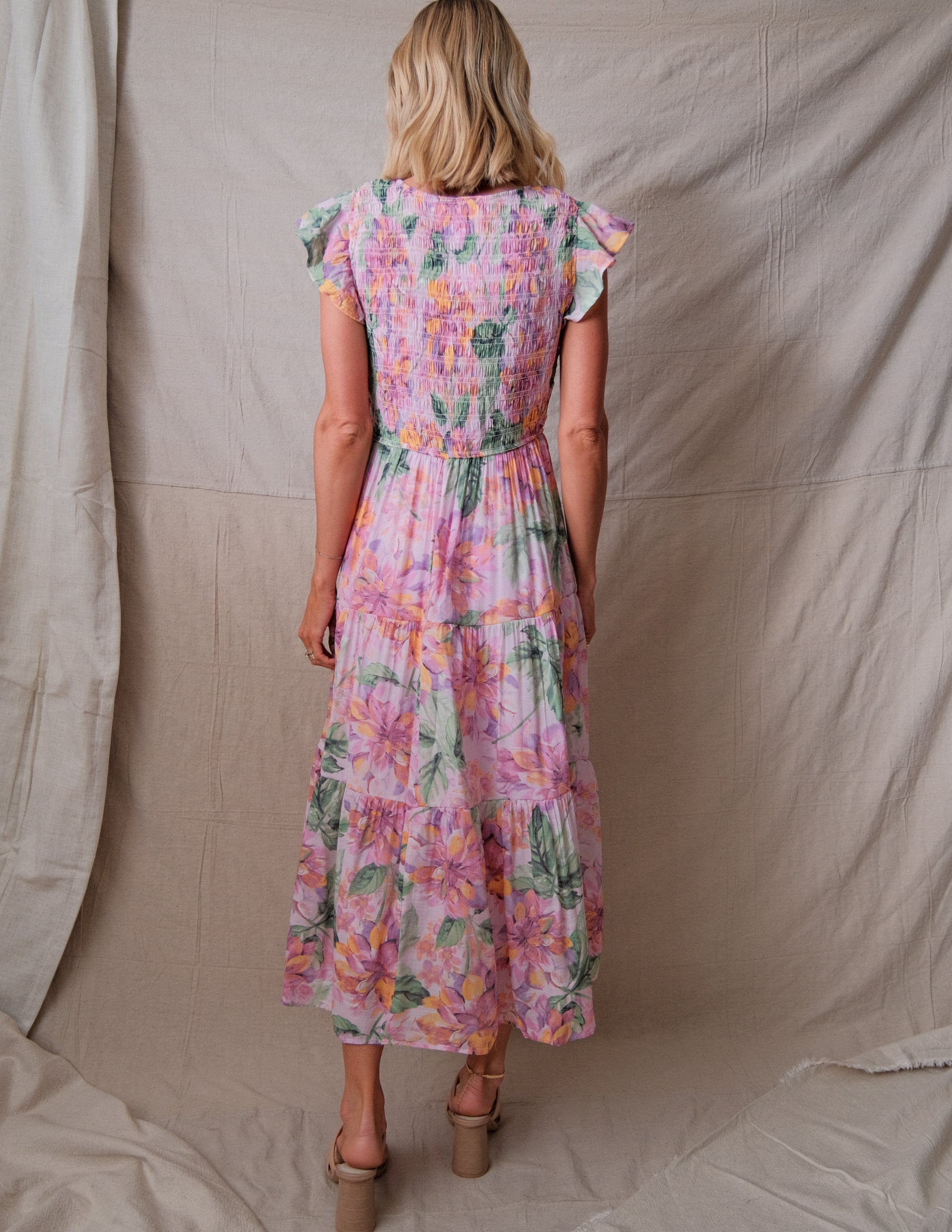 Eloisa Floral Midi Dress