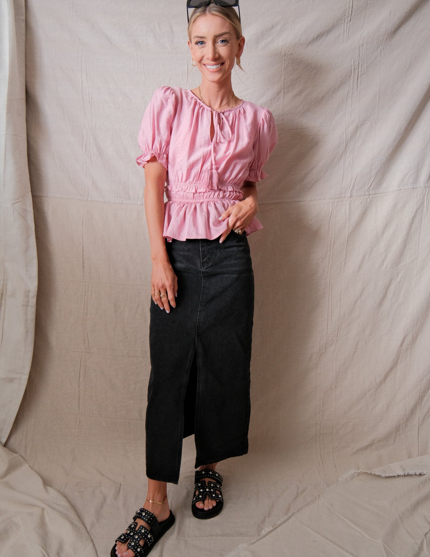 Angelica Ruffle Top