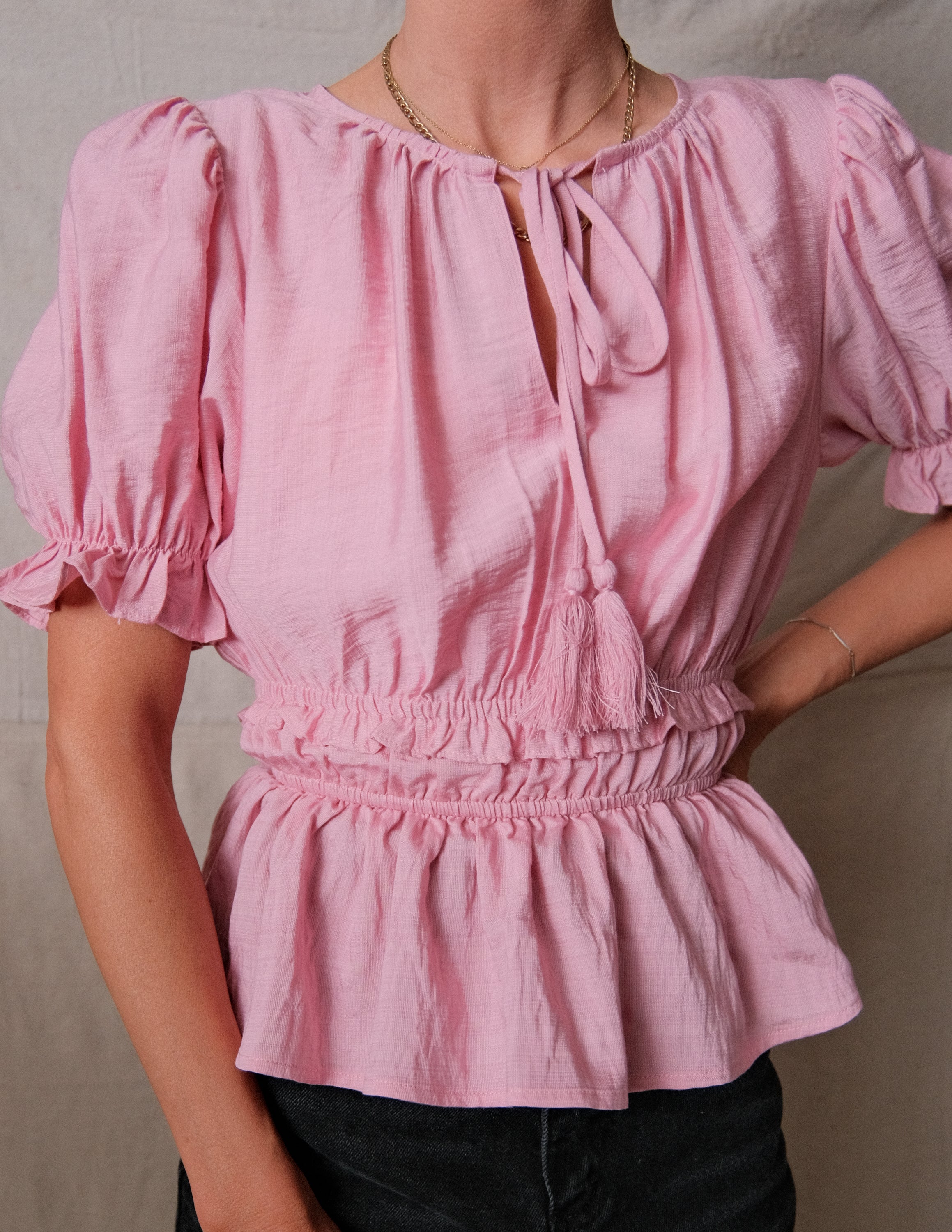 Angelica Ruffle Top