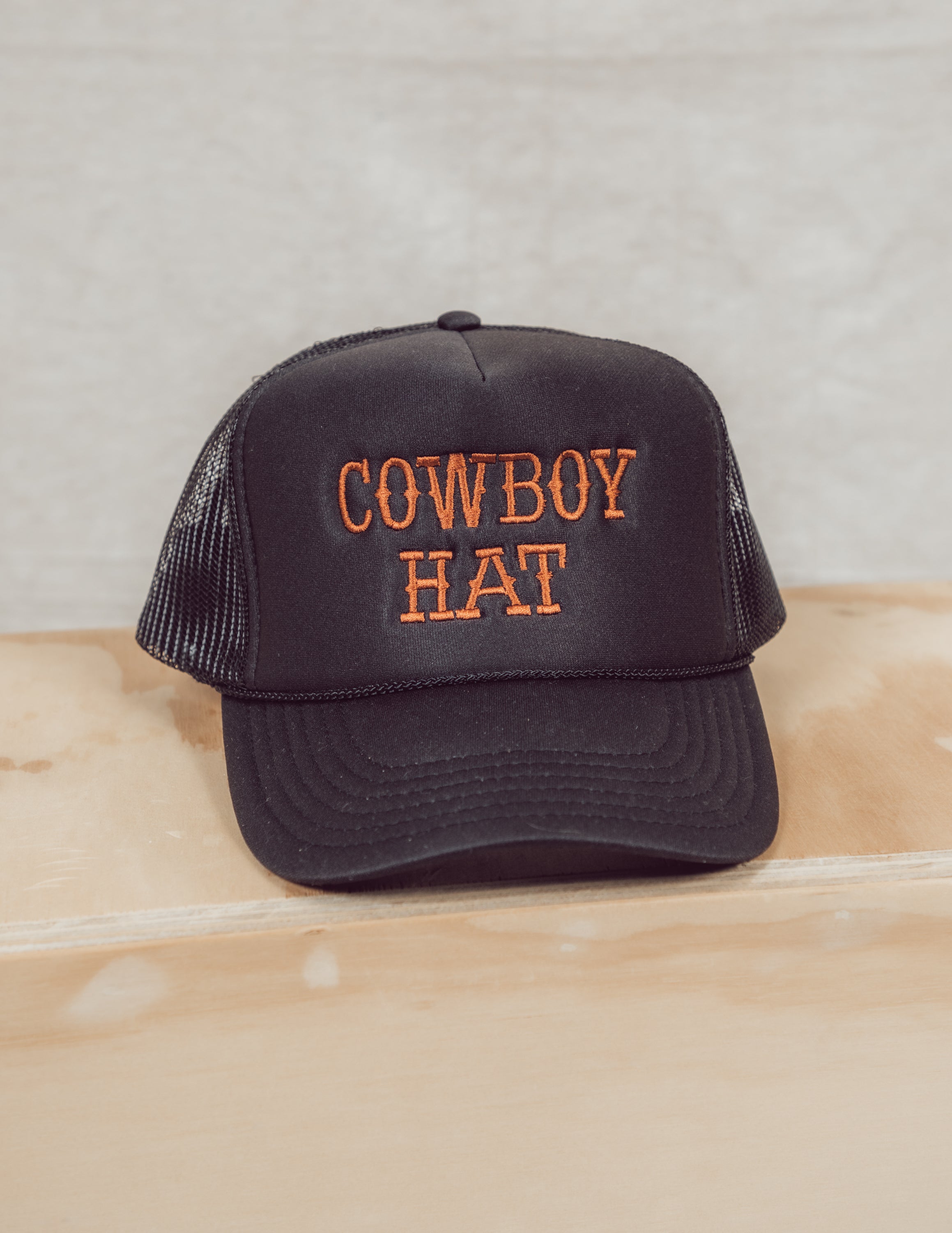 "Cowboy Hat" Embroidered Trucker Hat