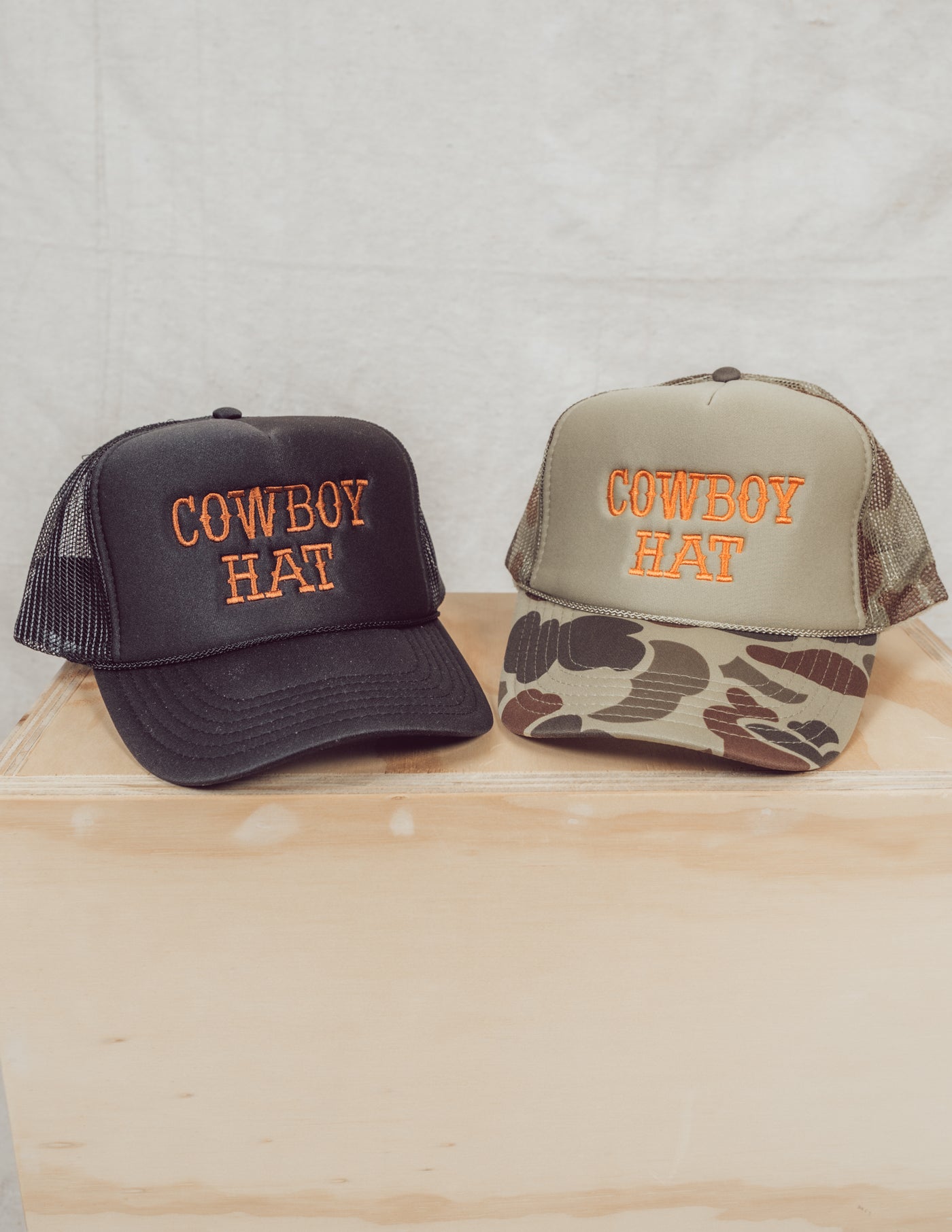 "Cowboy Hat" Embroidered Trucker Hat