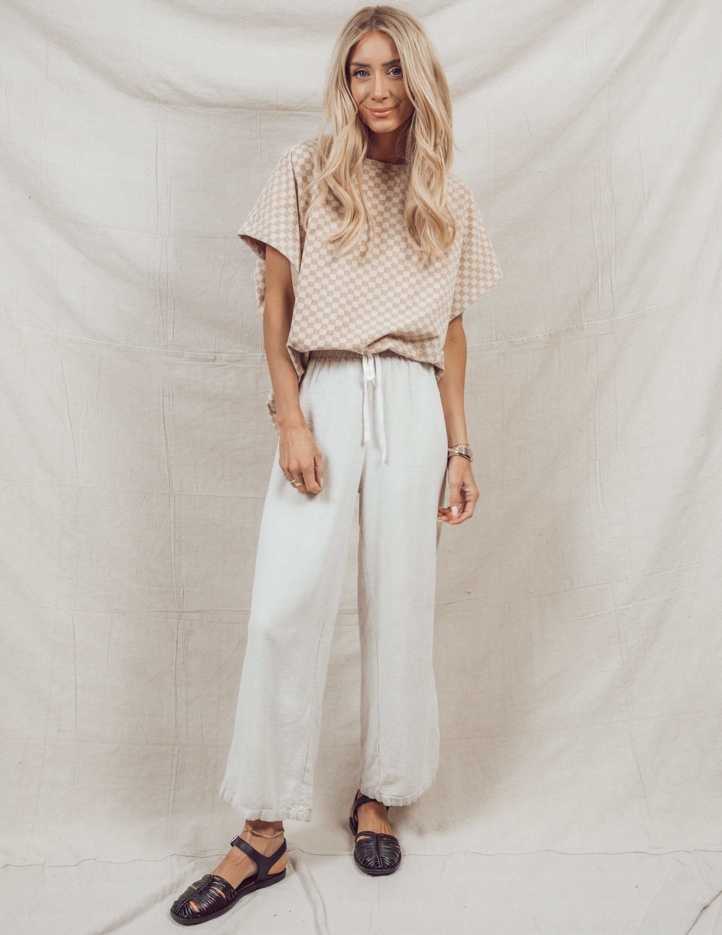 Nalany Checkered Top
