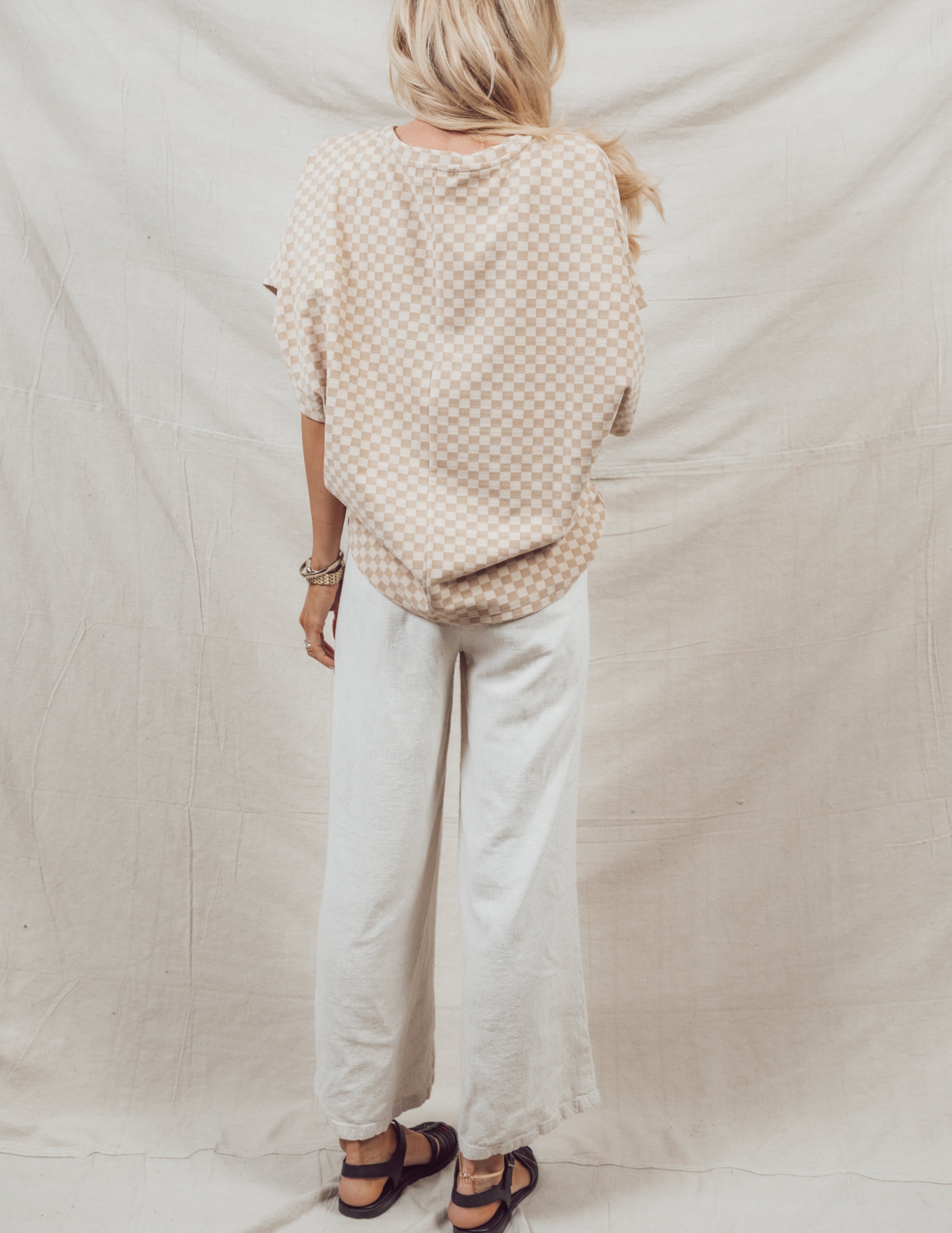 Nalany Checkered Top