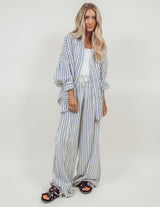 Brinton Striped Button Down