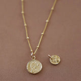 Coin Charm Necklace