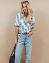 Melany Striped Top
