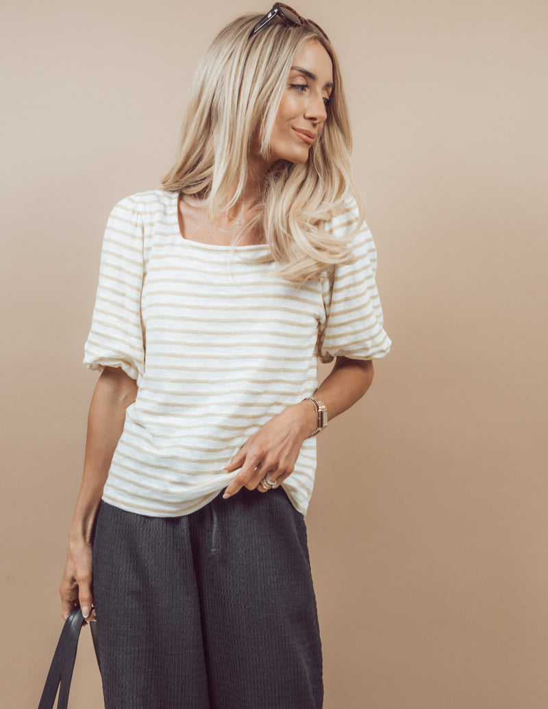 Melany Striped Top
