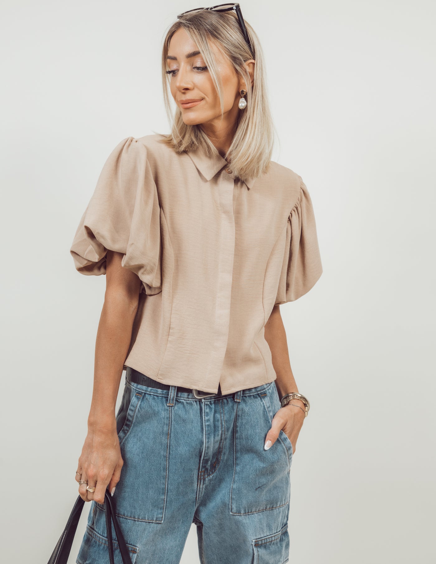 Talia Balloon Sleeve Top