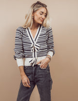 Tori Striped Cardigan