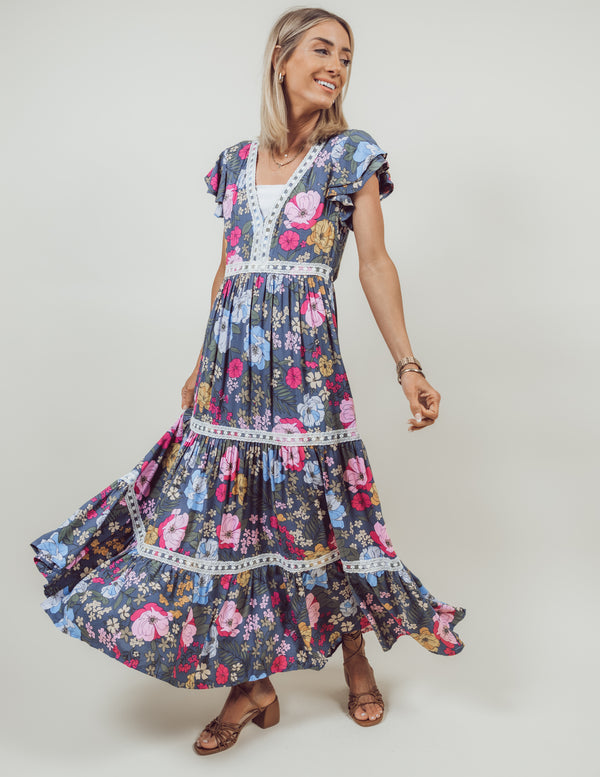 Adelaide Floral Maxi Dress