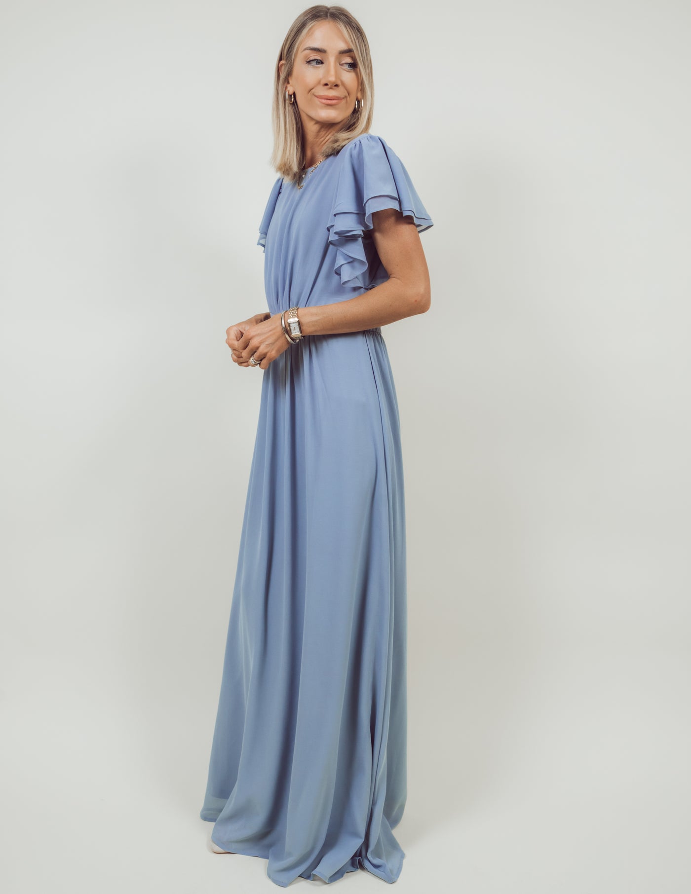 Victoria Chiffon Maxi Dress