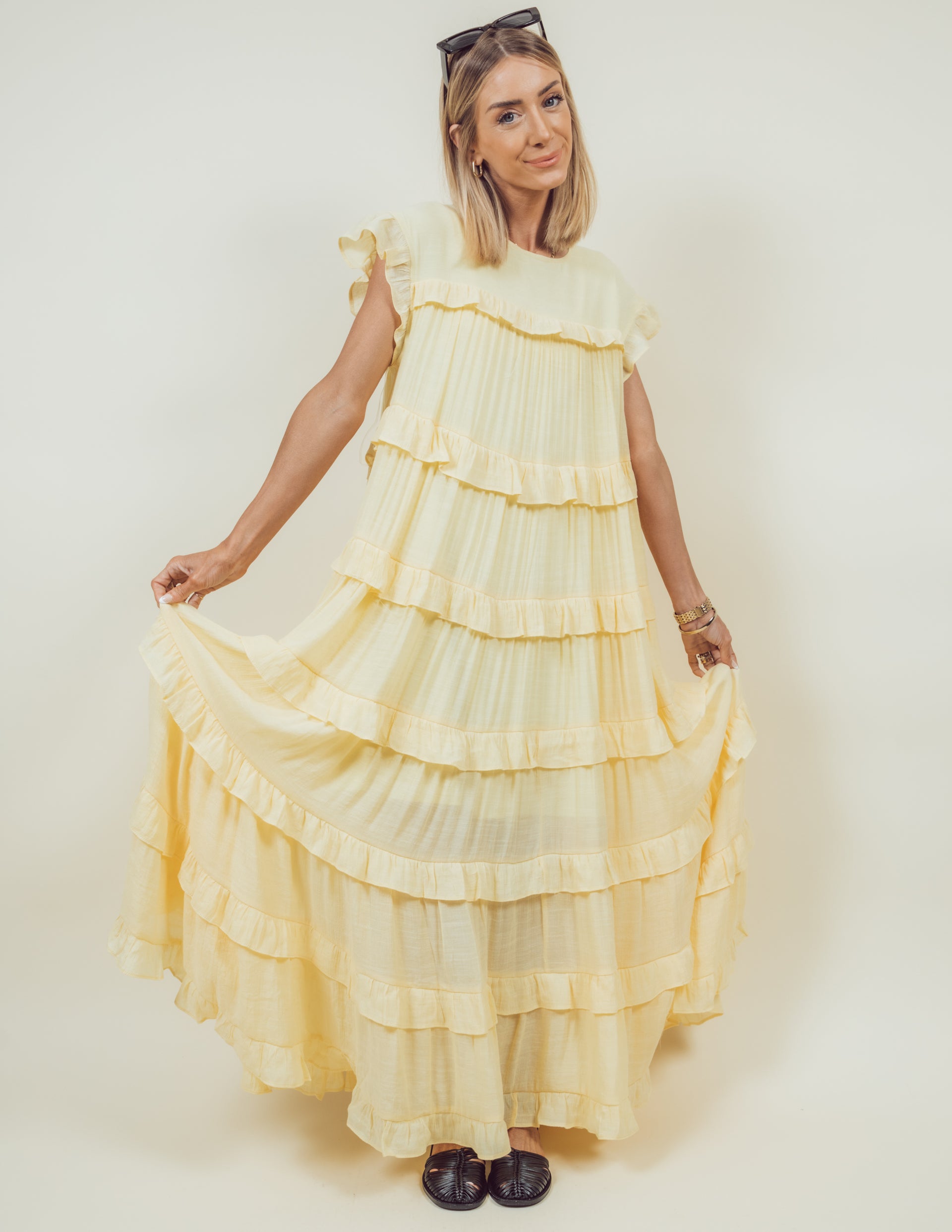 Betty Ruffle Tiered Dress · Shop Stevie