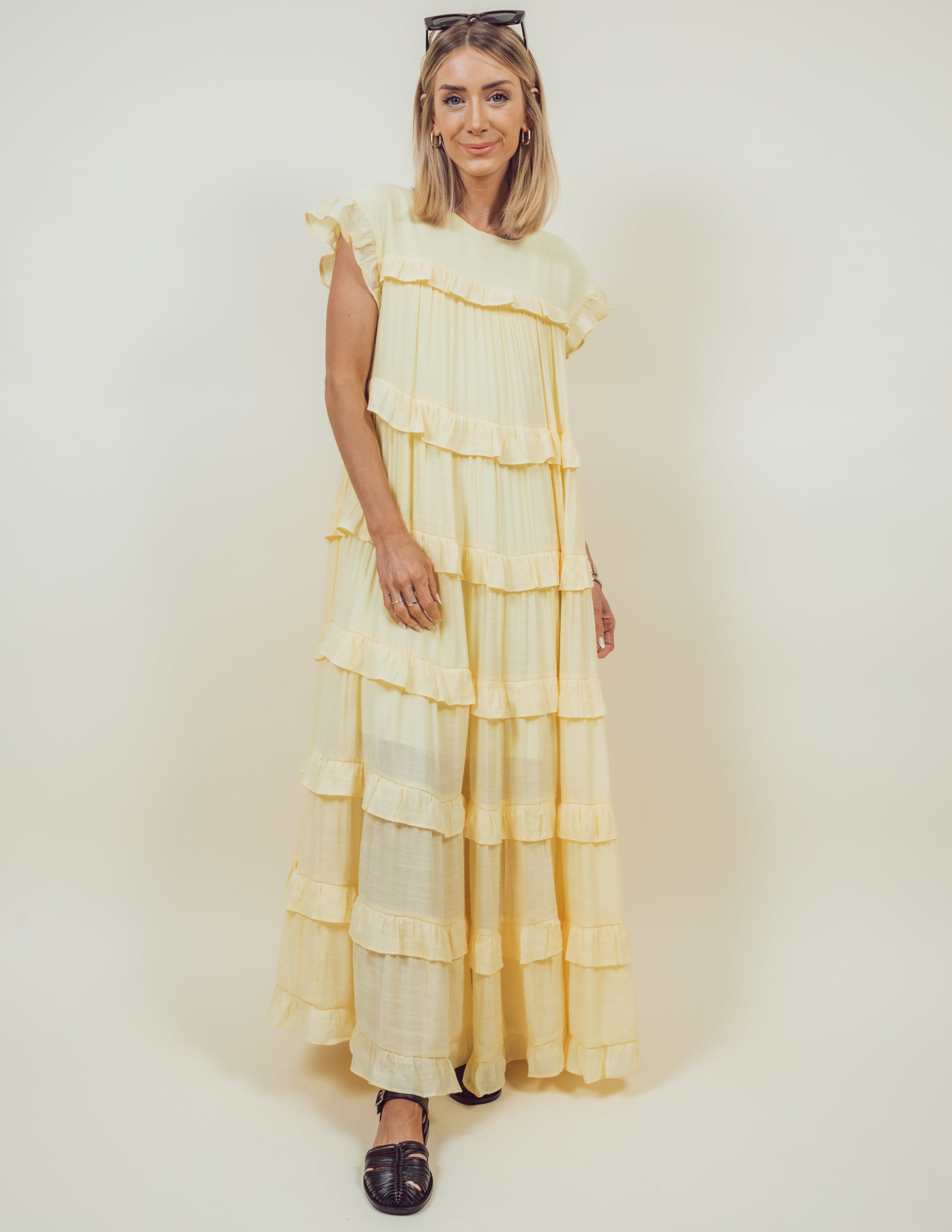 Betty Ruffle Tiered Dress