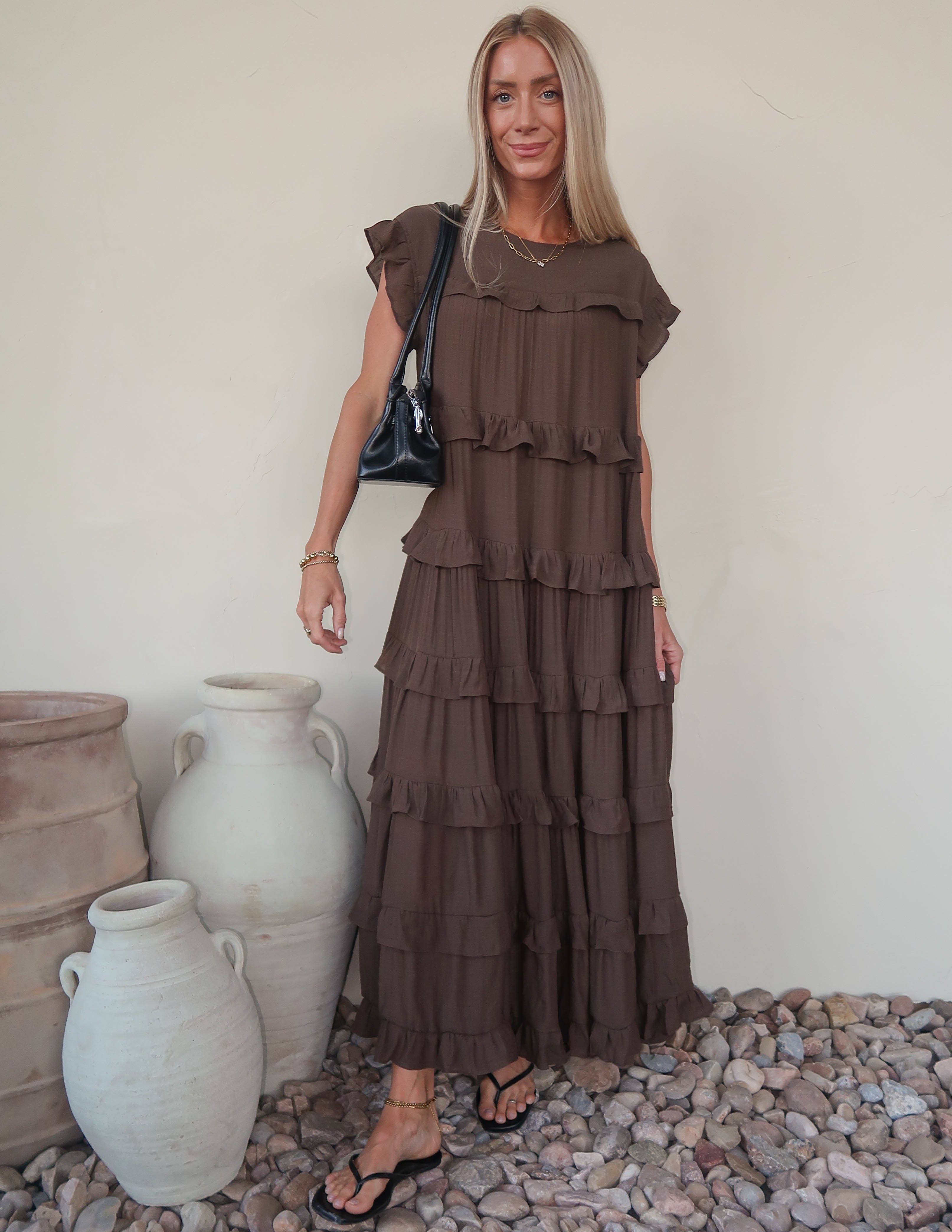 Betty Ruffle Tiered Dress