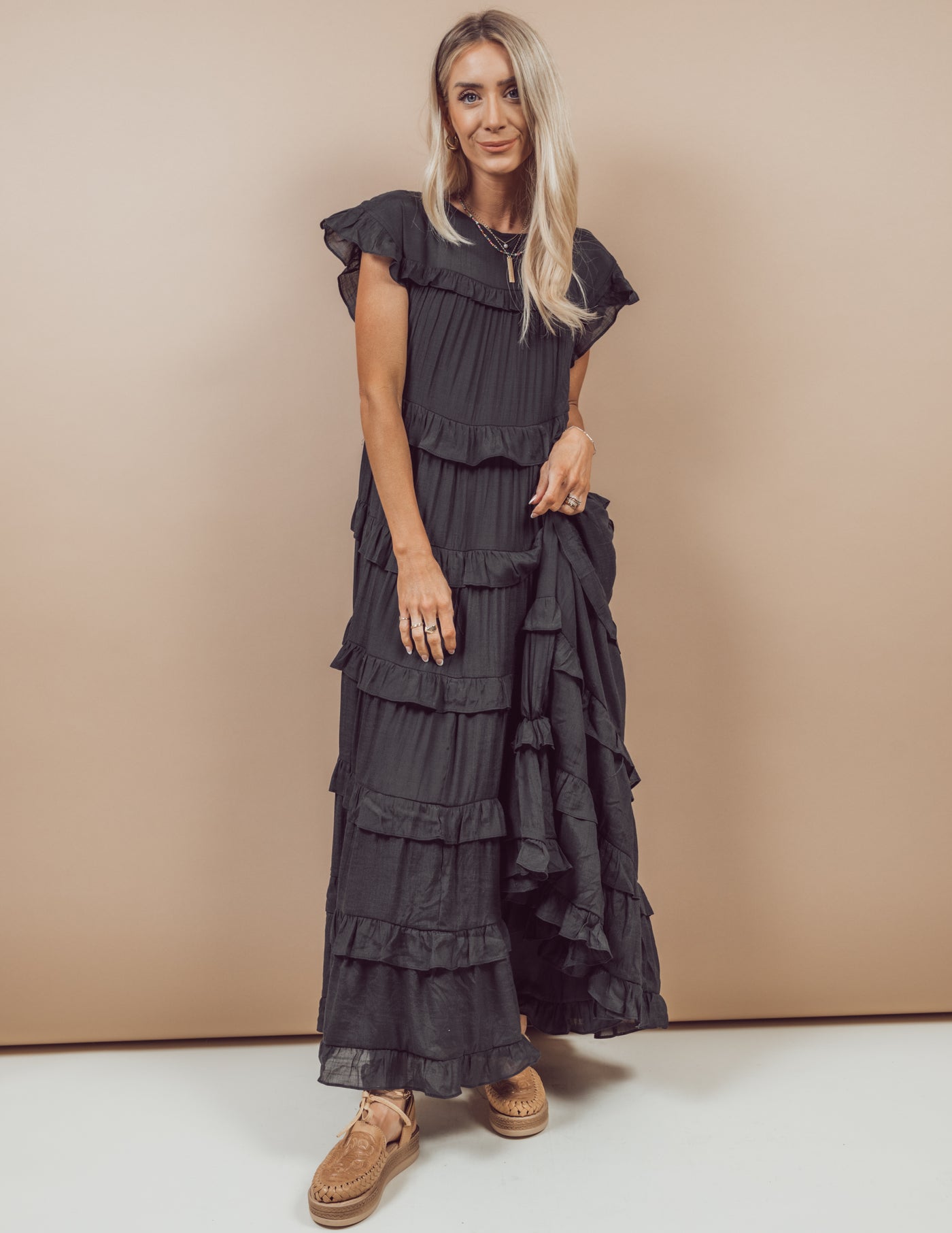 Betty Ruffle Tiered Dress