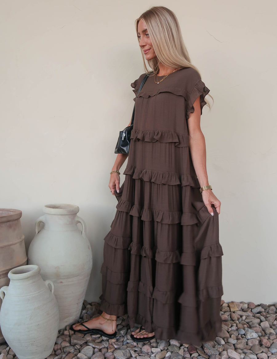 Betty Ruffle Tiered Dress