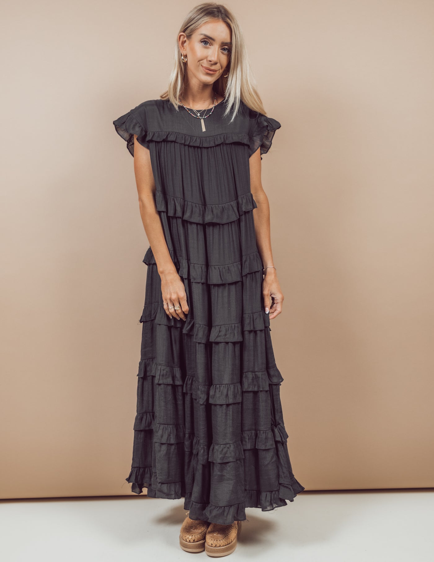 Betty Ruffle Tiered Dress