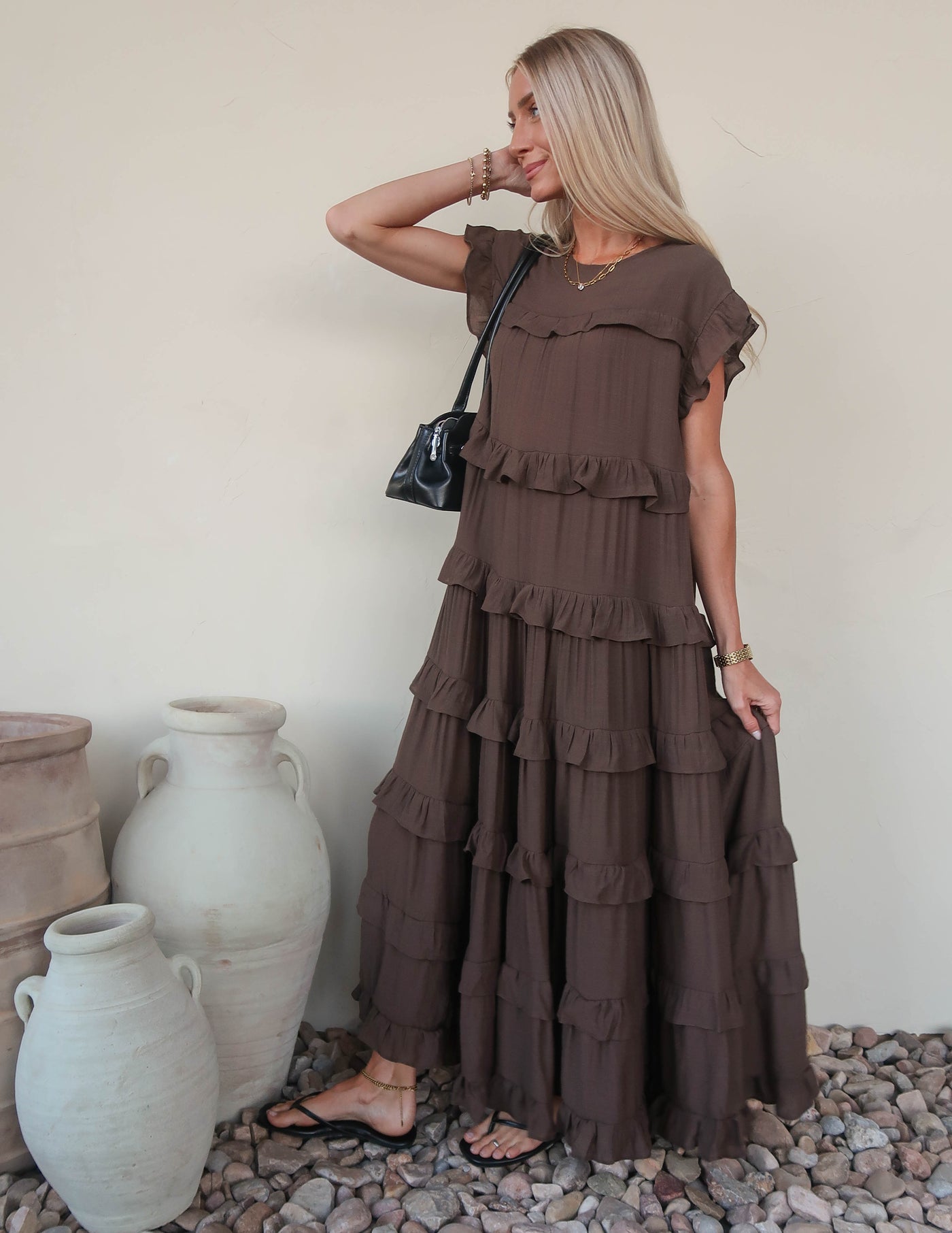 Betty Ruffle Tiered Dress · Shop Stevie