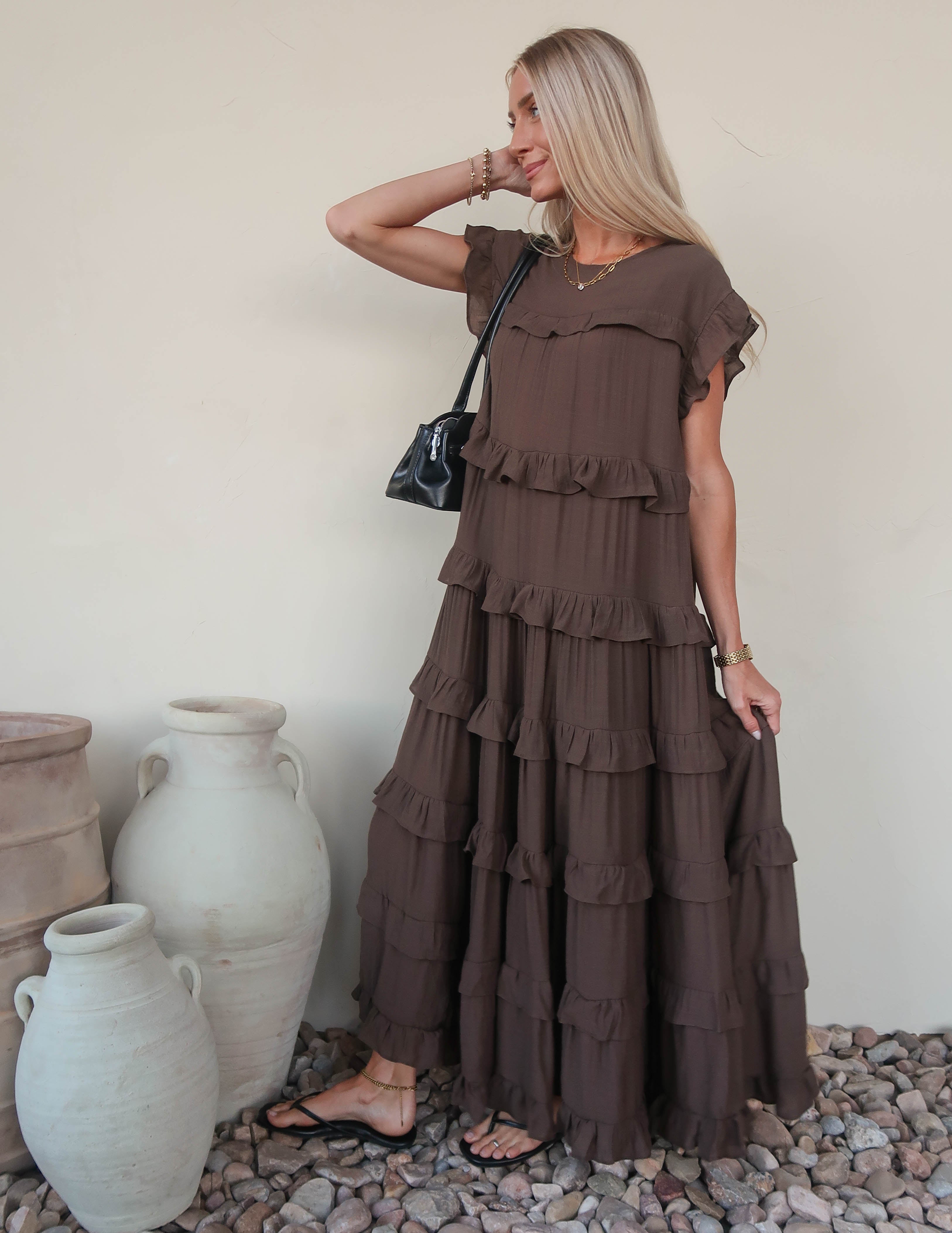 Betty Ruffle Tiered Dress