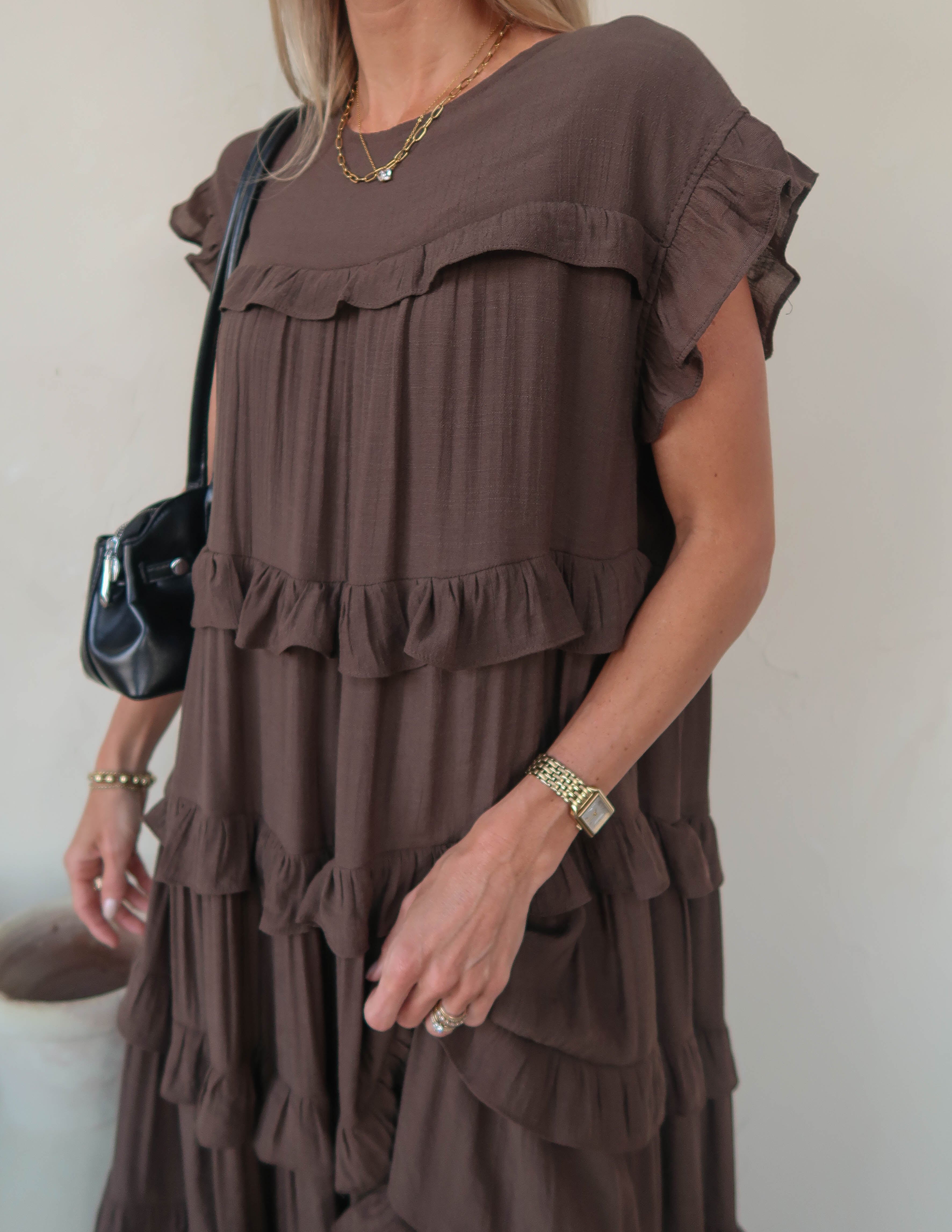 Betty Ruffle Tiered Dress
