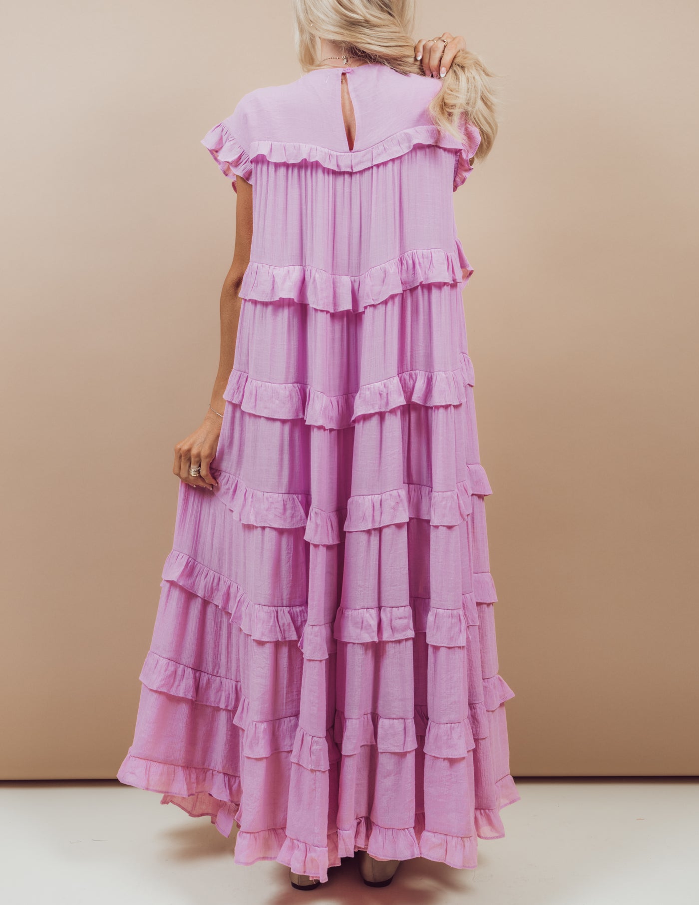 Betty Ruffle Tiered Dress