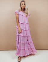 Betty Ruffle Tiered Dress