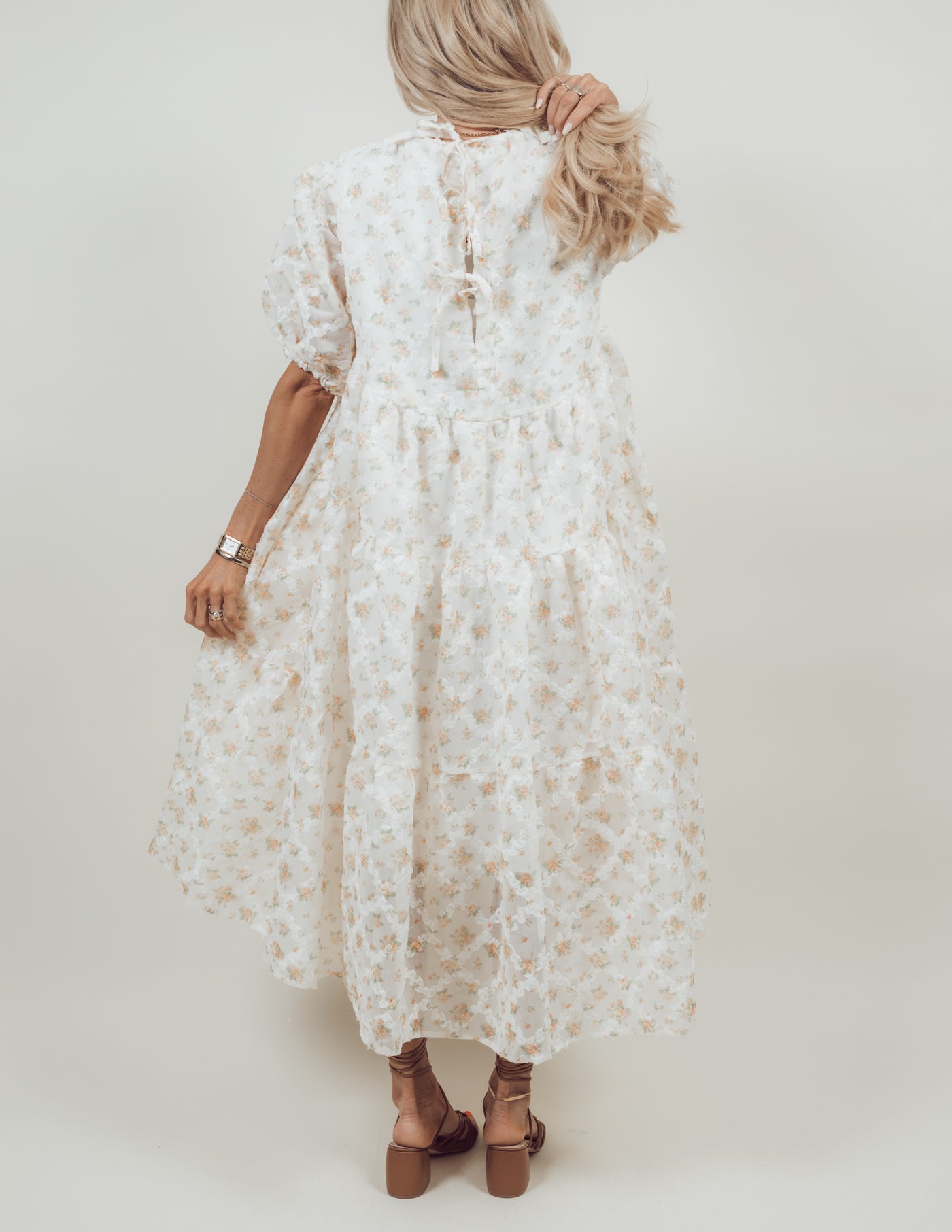 Amable Floral Midi Dress