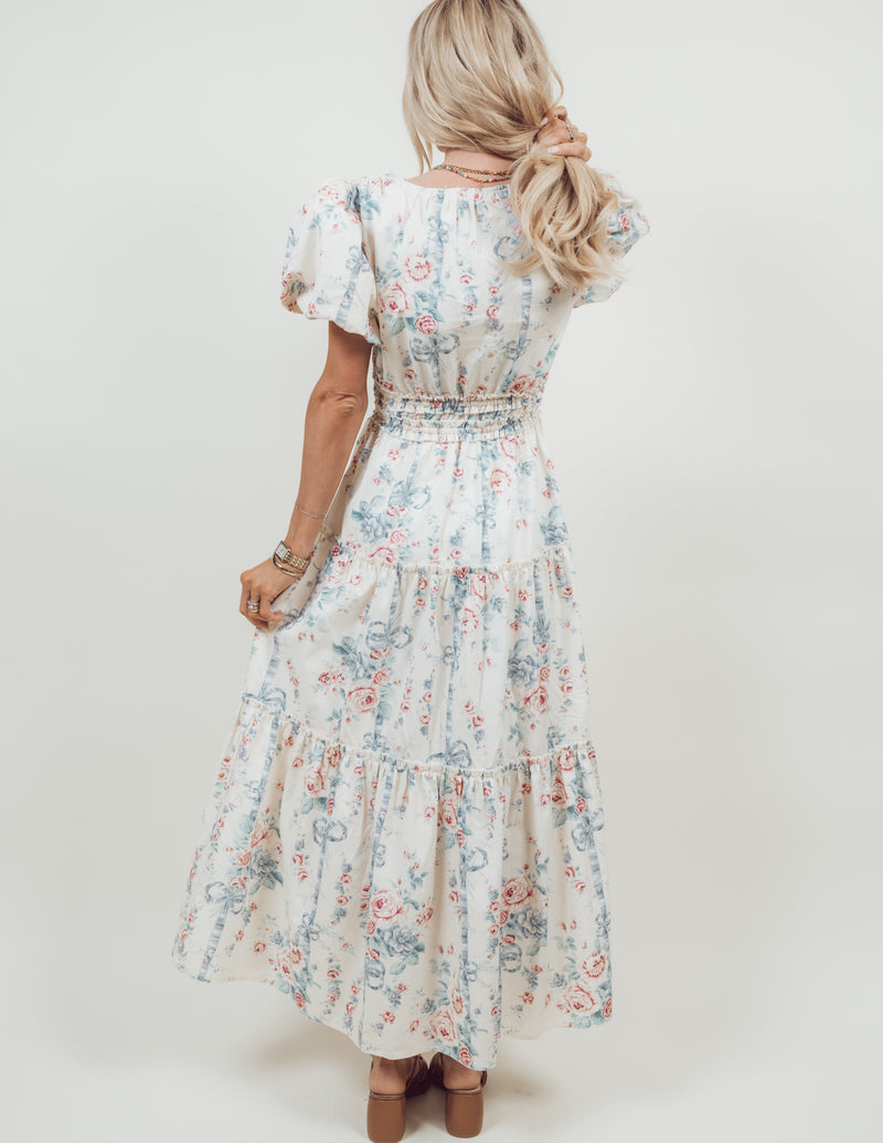 Preston Floral Midi Dress *RESTOCKING SOON*