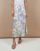 Calista Floral Midi Skirt