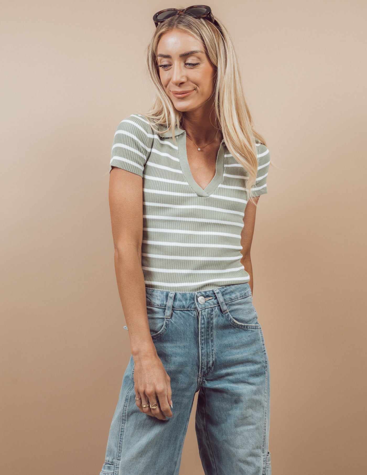 Darya Striped Top