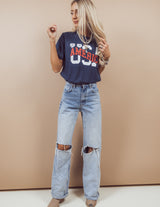 America USA Graphic Tee