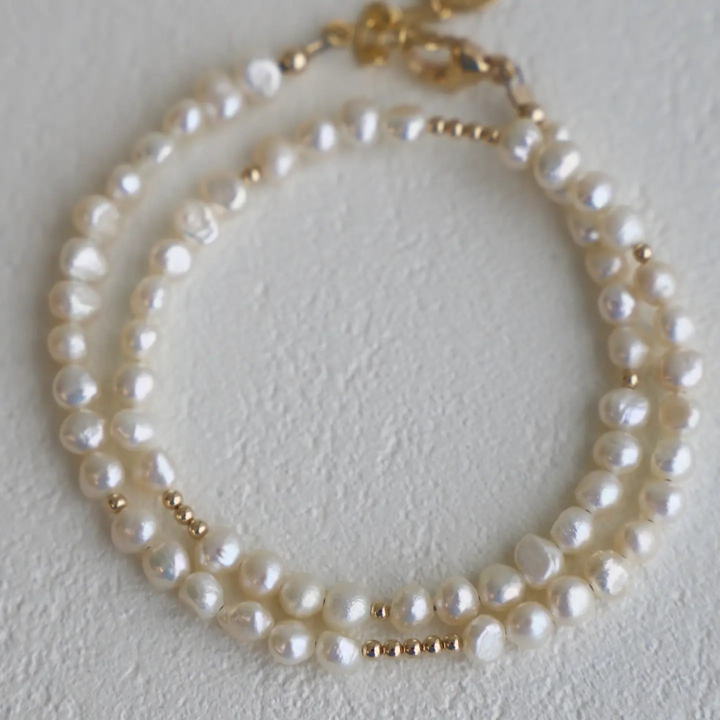 Pearl Double Wrap Bracelet