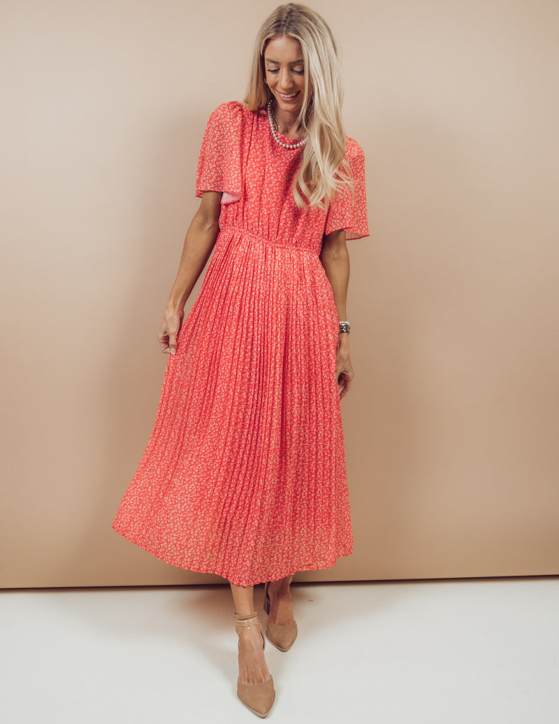 Coralie Pleated Dress