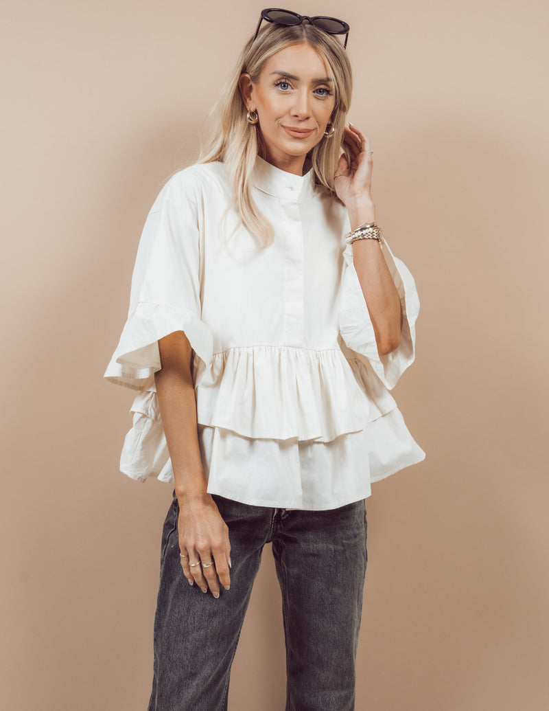 Addie Ruffle Top