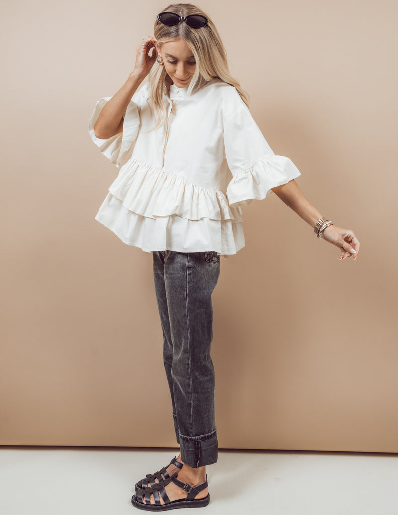 Addie Ruffle Top