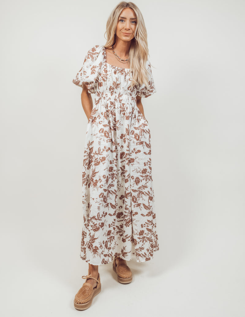 Mariah Floral Midi Dress