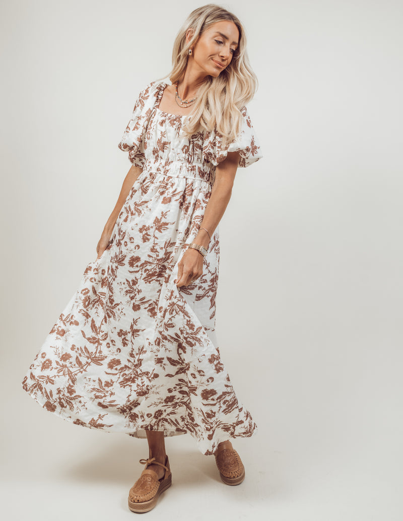 Mariah Floral Midi Dress