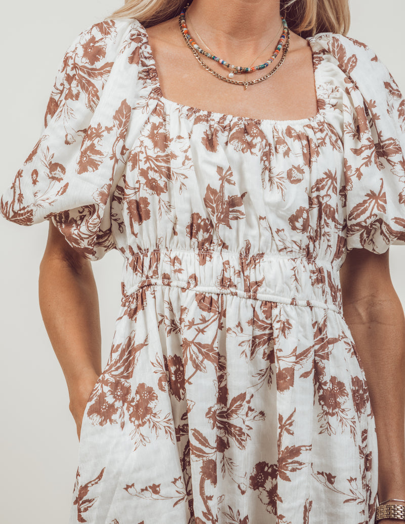 Mariah Floral Midi Dress